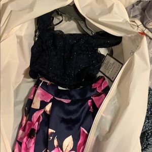 Two piece dress for prom or a wedding